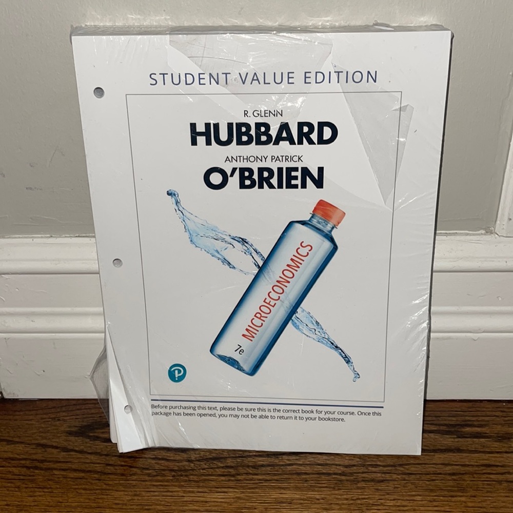 BRAND NEW/ SEALED Hubbard & O’Brien Microeconomics 7e Pearson Looseleaf Textbook